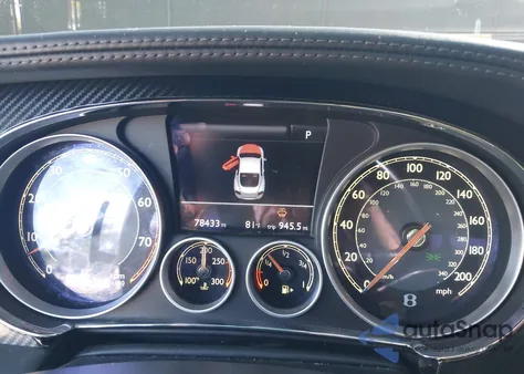 2013 Bentley Continental Gt V8 from USA, damaged, VIN SCBFT7ZA8DC082038